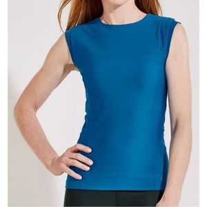 Coolibar Kaylana Tank, tempo teal, size XS